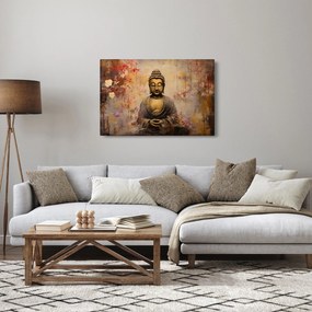 Obraz - Budha, maľba (90x60 cm)
