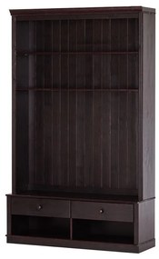 Hnedá TV zostava z borovicového dreva 140x223 cm Anita – Støraa