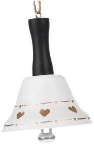 Kovová vianočná ozdoba Bell – Dakls