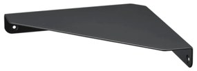 Čierna rohová kovová polica 22 cm Tower – YAMAZAKI