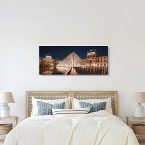 Obraz - Louvre v noci (120x50 cm)