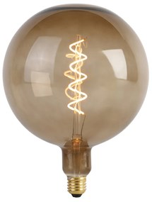 E27 Stmievateľná LED žiarovka G200 hnedá 4W 130lm 1800K