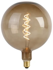 E27 Stmievateľná LED žiarovka G200 hnedá 4W 130lm 1800K