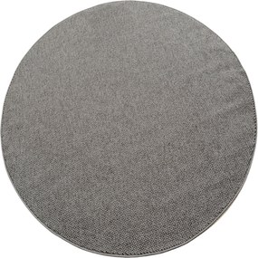 Ayyildiz, Kusový koberec Helix 2200 silver kruh, 80x80, šedá, chodba / predsieň