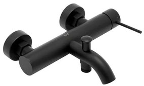 Vaňová batéria SAT Aurum bez sprchového setu 150 mm čierna matná SATBAUR222C, 1 ks