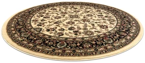 Okrúhly koberec ROYAL ADR model 1745 karamelový