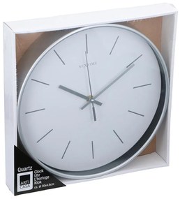 EDCO Nástenné hodiny, biele, 30 cm