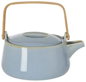 Modrá porcelánová kanvica na čaj 1 l Juna – Premier Housewares