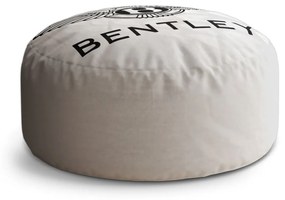 Sablio Taburet Circle Bentley na bielej: 38x48 cm