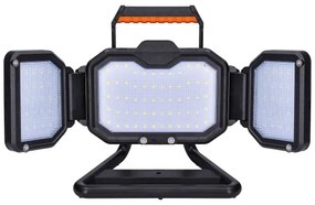 Solight WM-50W-RE-LED Stmievateľný nabíjací reflektor LED/50W/12000mAh 4000K IP54