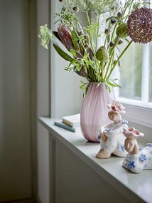 Bloomingville Sklenená váza Ennis Rose