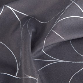 ZÁVES NA KRÚŽKOCH EVI 140X250 CM STRIEBORNÁ