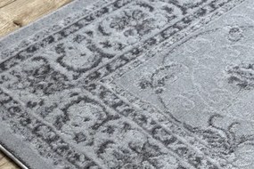 Koberec MEFE 2312 Ornament, ramka - sivý