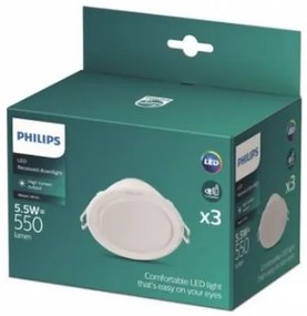 Philips - SADA 3x LED Podhľadové svietidlo MESON LED/5,5W/230V
