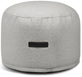 Svetlosivý sedací vak z textílie buklé Mini – SLOWDOWN