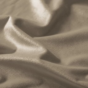 Biante Zamatový štvorcový obrus Velvet Prémium SVP-030 Sivobéžový 100x100 cm