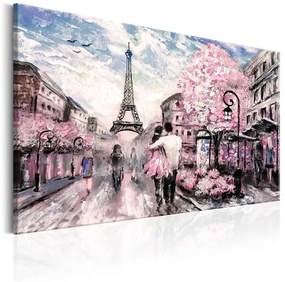 Obraz - Pink Paris Veľkosť: 120x80, Verzia: Na talianskom plátne