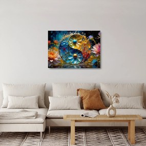 Sklenený obraz - Harmónia a rovnováha (70x50 cm)