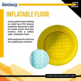 Bestway Nafukovací bazén pre deti Dúha 102 x 25 cm Bestway 51104