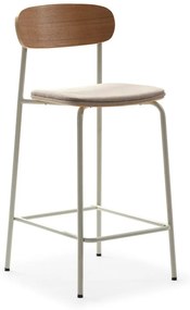 Barové stoličky v súprave 2 ks v béžovo-prírodnej farbe (výška sedadla 66 cm) Adriana – Marckeric