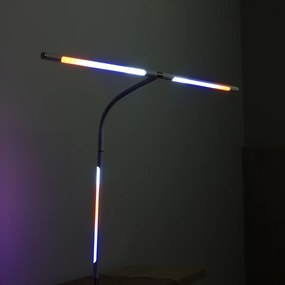 Stolná LED lampa NOX s RGBW efektmi, základňa, diaľkový ovládač