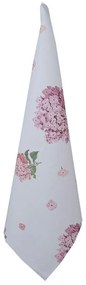 Bavlnená utierka s kvety hortenzie Vintage Grace II - 50*70 cm