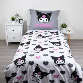 Jerry Fabrics Bavlnené obliečky 140x200 + 70x90 cm - Kuromi