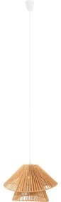 MAXLIGHT P0578 - Luster na lanku AMALFI 1xE27/15W/230V pr. 45 cm béžová