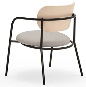 Svetlosivé kreslo v dekore jaseňa Eclipse - Teulat