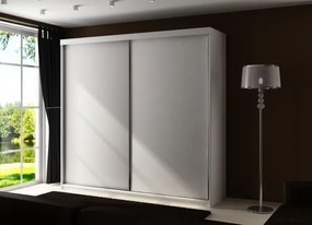 Šatníková skriňa Top 25 - 200 cm, Jasan tmavý
