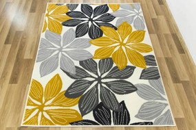 VANHOUTTE GRAFITOVÝ MEDOVÝ KOBEREC DO OBÝVAČKY POD STOLÍK LUNA 200 x 290 cm