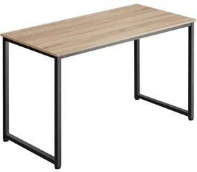 tectake 404468 pracovný stôl flint - industrial svetlé drevo, dub sonoma, 140 cm