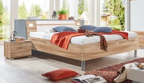 Nočný stolík Easy Plus, 2 zásuvky, dub doskový