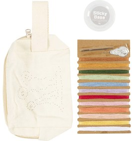 Kreatívna sada Vyšívaná toaletná taška