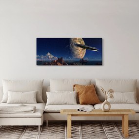 Obraz - Prílet mimozemšťanov (120x50 cm)