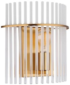 Globo 15698WM - Nástenné svietidlo GORLEY 1xE27/60W/230V zlatá