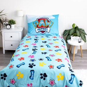 Jerry Fabrics Bavlnené obliečky so svietiacim efektom 140x200 + 70x90 cm - Labková patrola "PP325"