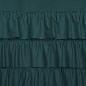 ZATEMŇOVACÍ ZÁVES NA KRÚŽKOCH MEGI 140X250 CM TMAVOZELENÁ