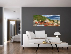 Obraz - Húsavík (120x50 cm)