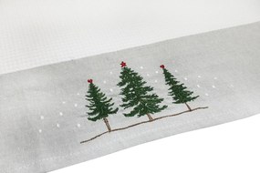 Vaflová utierka 50x70 cm s výšivkou Vianočných stromčekov