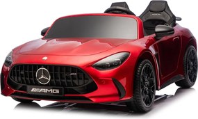 LEAN CARS Autobatéria Mercedes GT63 AMG DK-GT63 24V LCD červená lakovaná