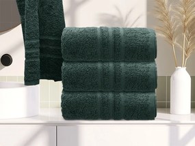 Uterák Comfort 50 x 100 cm tmavo zelený, 100% bavlna