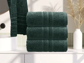 Uterák Comfort 50 x 100 cm tmavo zelený, 100% bavlna