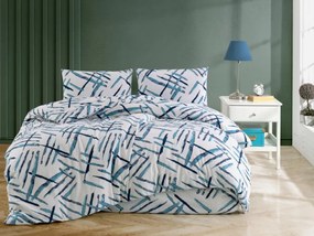 Flanelové obliečky, Orlex Blue 140x220/70x90 cm