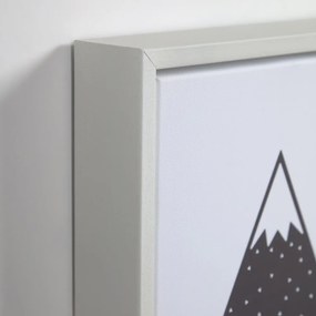 Súprava 3 čierno-bielych obrazov Kave Home Nisi, 30 x 42 cm