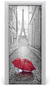 Fototapeta samolepiace na dvere dáždnik Francúzsko 75x205 cm