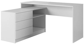 Písací stôl TUNGO biely