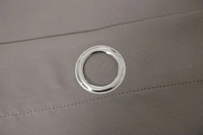 Sivo-hnedý záves OXFORD 140x250 cm Zavesenie: Kovové krúžky