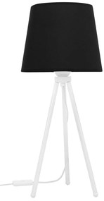 Stolná lampa Milano, 1x textilné tienidlo (výber zo 4 farieb), (výber z 3 farieb konštrukcie)