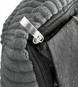 Pelech pre psa / mačku L - Menčester gaučík - tmavá sivá